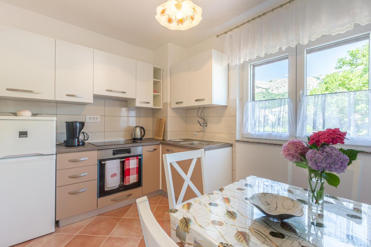 Apartment Beti With Balcony Baška Exterior foto